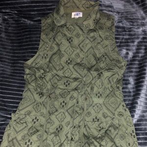 Green Vest - lightly worn